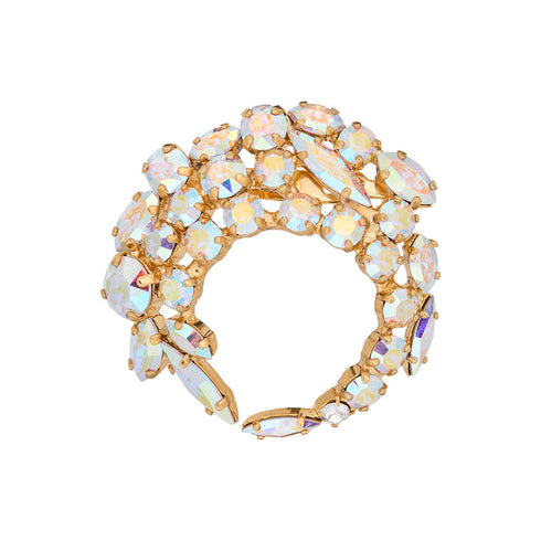Broša "Kristālzars (Aurora Borealis)" ar Swarovski™ kristāliem